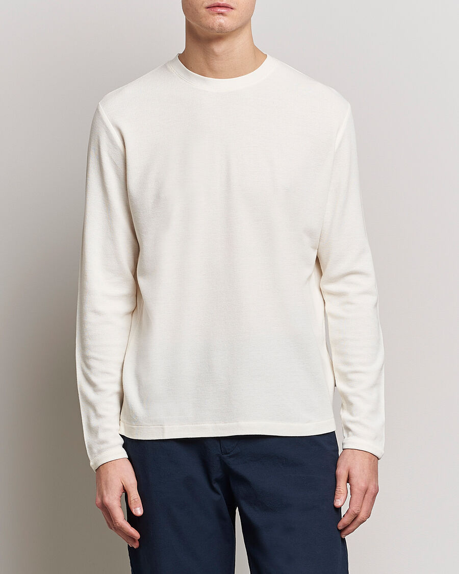 NN07 Clive Knitted Sweater Egg White men L Hvid
