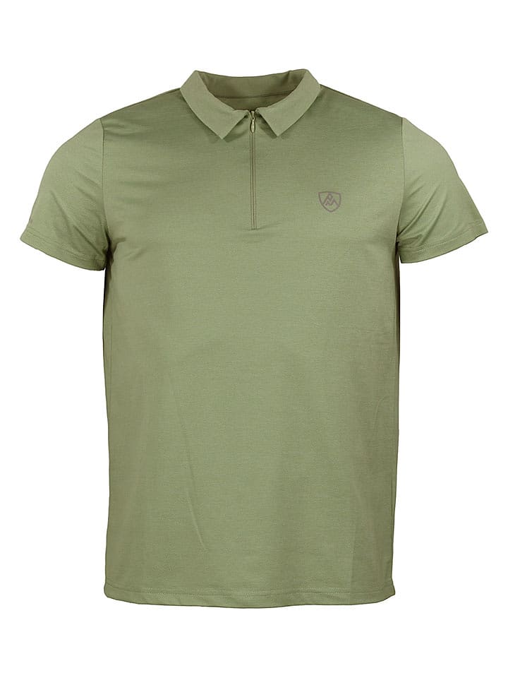 Peak Mountain Funktionspoloshirt "Chance" in Khaki - L