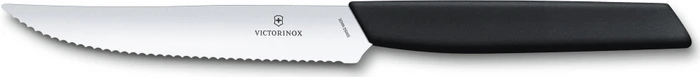 Victorinox Steakmesser Swiss Modern 12 cm schwarz
