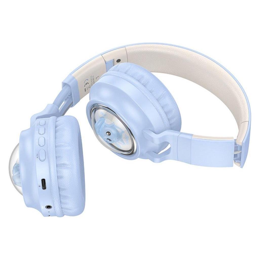 Hoco Wireless headphones wireless headphones bluetooth W50 blue (49572173)