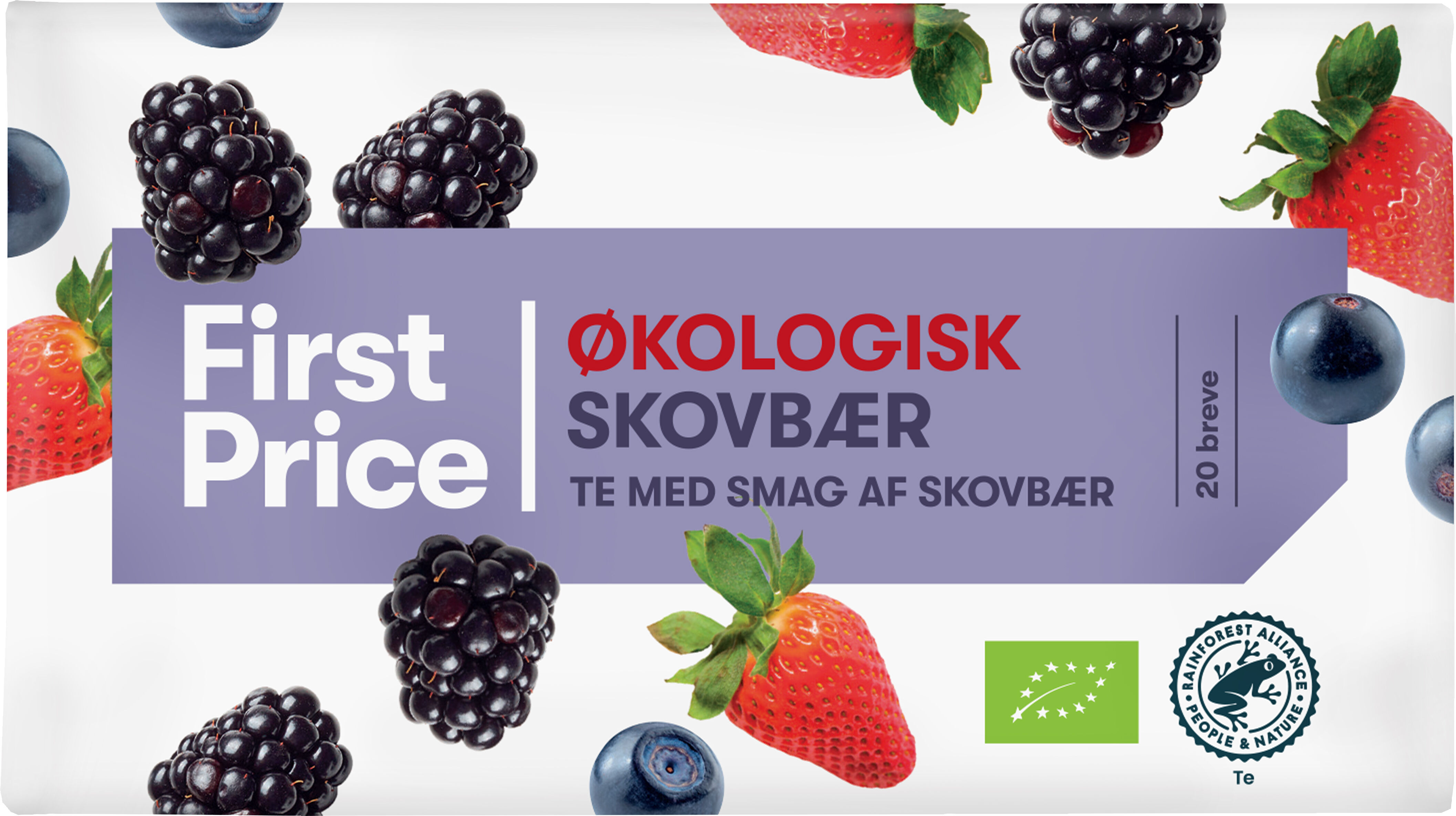 First Price Thé Bio Fruits des Bois - 20 Stück