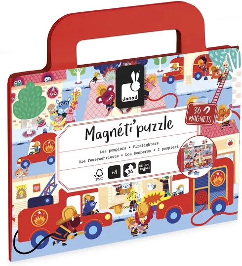 Magneti'Puzzle Pompiers 36 Pcs - Janod