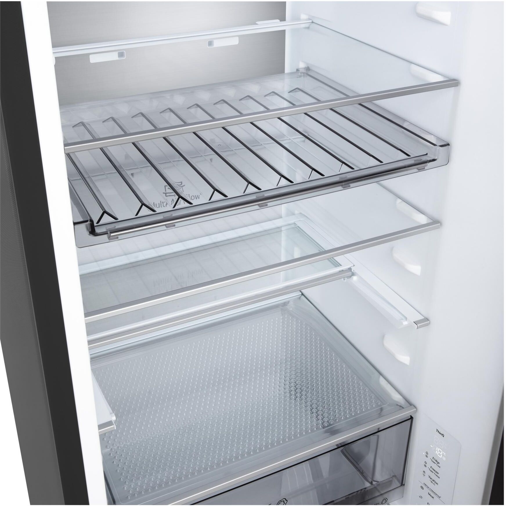 LG Kühl-/Gefrierkombination "GBBS524AEV Wechselbar", Energieeffizienz: A, weiss (schwarz), Rechtsanschlag, wechselbar, Kühlschränke, Kühl-/Gefrierkombination schwarz Rechtsanschlag, wechselbar