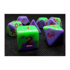 Dice4friends Würfelset Blended - Green Joker (7) 284980
