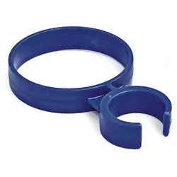 Tropfglashalter blau für Infusionsständer