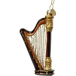 Christmas Decorations Christbaumschmuck Glas Harfe Weihnachtskugeln Musik Weihnachtsschmuck Instrument