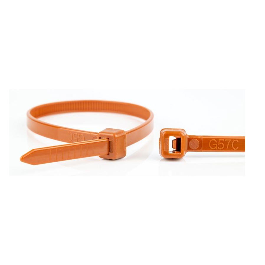 WKK Kabelbinder braun, 200x3,6mm, 100 Stück (200 mm, 100 Stk.) (110124171)