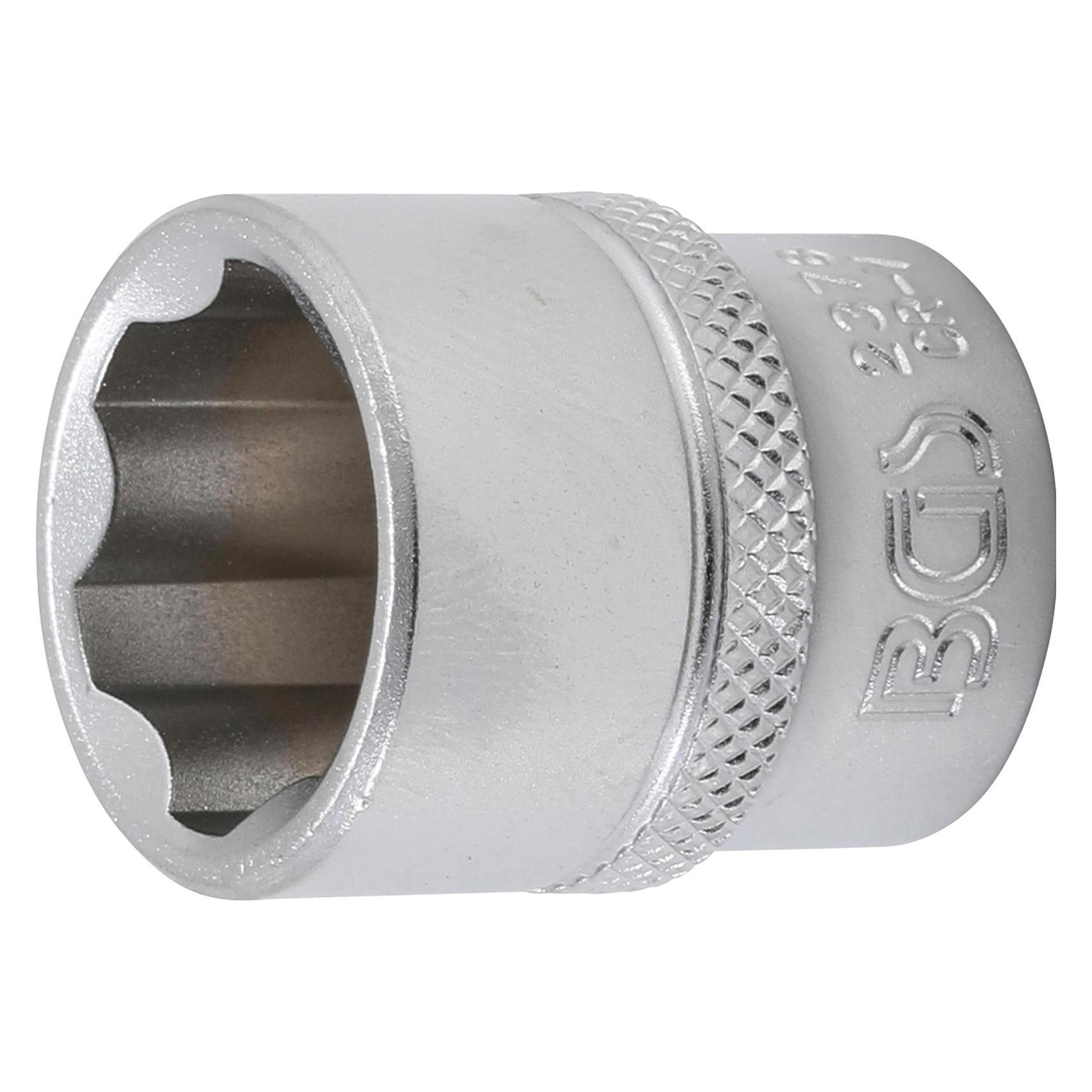 BGS Steckschlüssel-Einsatz Super Lock | Antrieb Innenvierkant 10 mm (3/8") | SW 18 mm (18 mm) (2378)