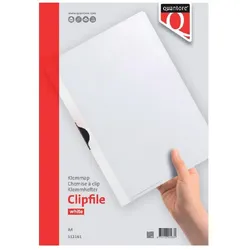 Quantore, Mappe, 5 Weisse Klemmmappen (A4)