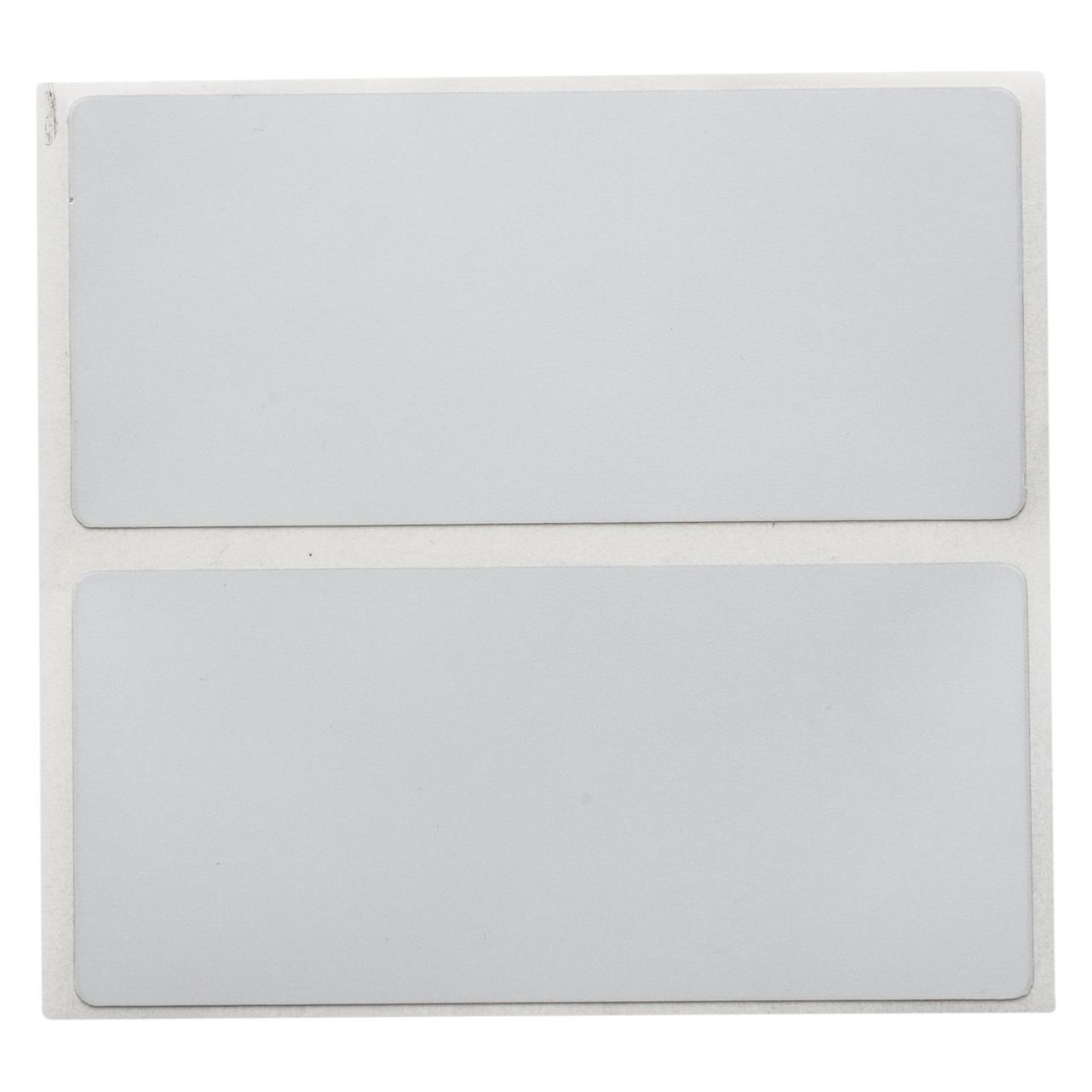 Brady B33-7-486, metallisierter Polyester, Hellgrau, matt, 69.85 x 31.75 mm, extra stark haftend ( (74.93 mm) (B33-7-486)