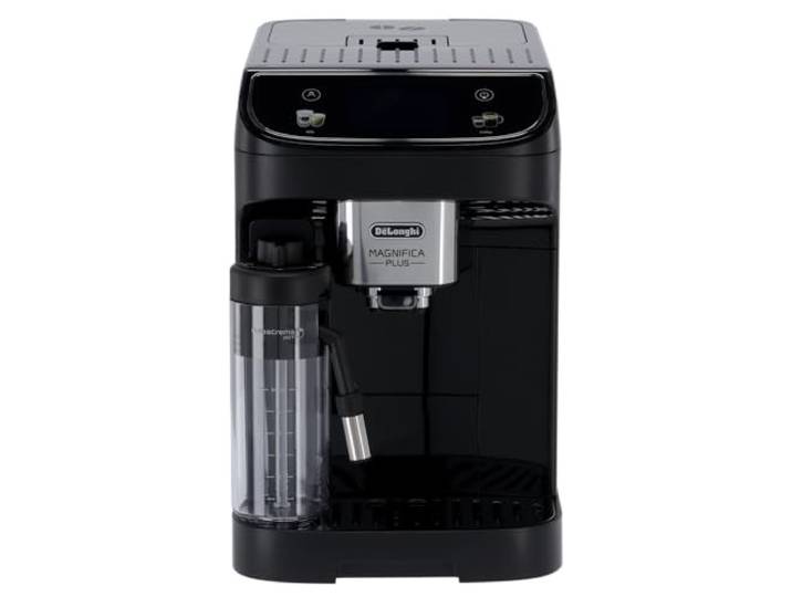 De'Longhi Magnifica Plus ECAM320.60.B, Kaffeevollautomat, LatteCrema Hot System für Automatischen Cappuccino, 4 Rezepte, Soft Touch Farbdisplay, Extra-Shot Funktion, x2 Funktion, Schwarz