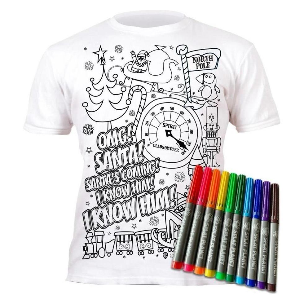 Splat Planet T-Shirt zum mehrfachen Ausmalen der Elfen 7-8 (58219148)