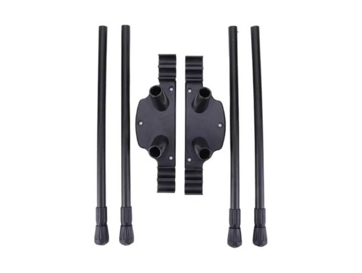 DUNSBY Klapptischbeine Klappbare Camping-Tischbeine Klappbare, höhenverstellbare Möbelausrüstung aus Metall(Two set)