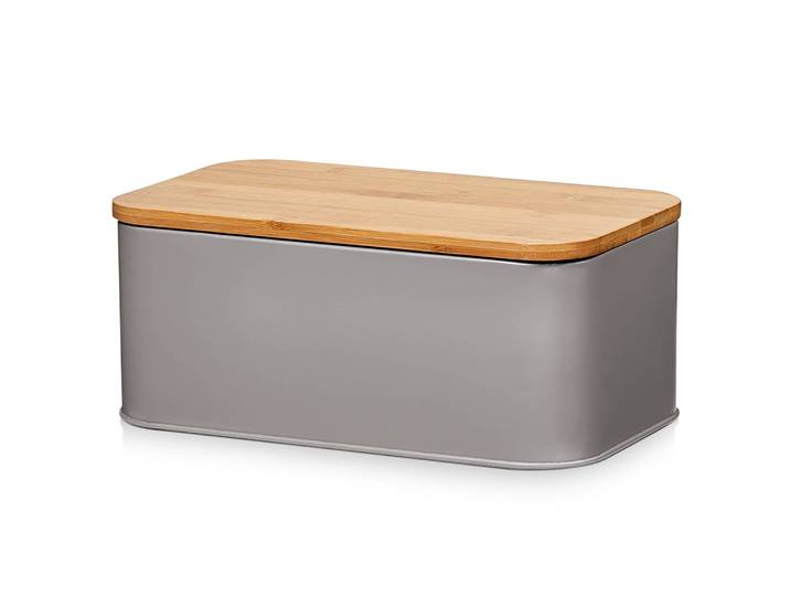 Brotkasten Borneo 30 x 12 x 18cm Grau/Taupe