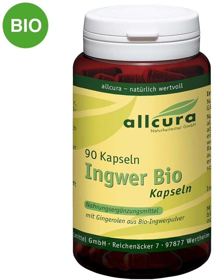 Ingwer Bio Kapseln 90stk