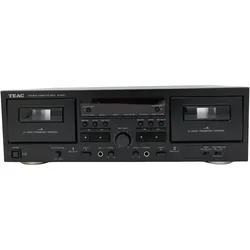 TEAC W-1200 (Kassette), HiFi Komponente, Schwarz