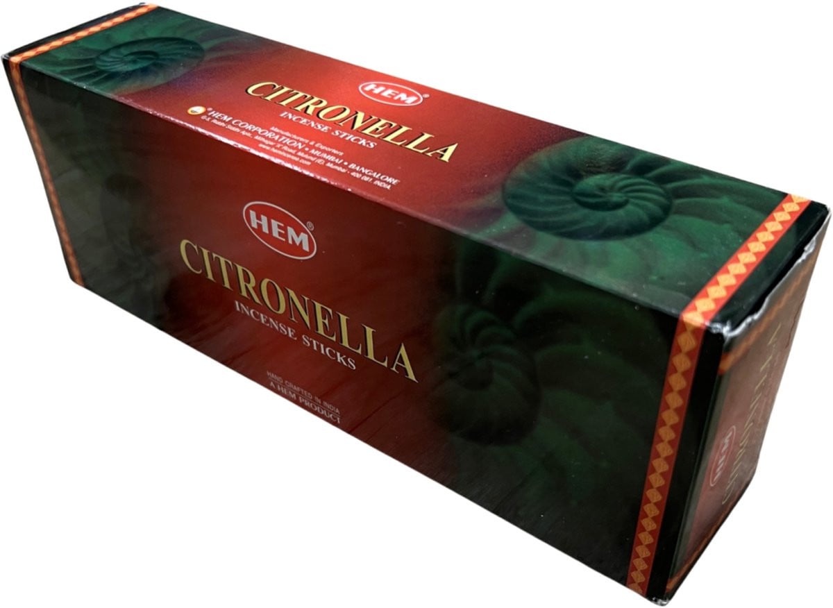 HEM Wierook Citronella Slof 6 pakjes met 120 stokjes
