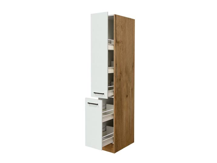 Apothekerschrank Avila Weiß / Braun