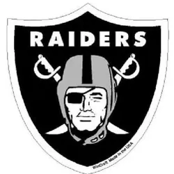 NFL, Magnet, Las Vegas Raiders Premium Acryl Magnet Logo9x5cm (1x)