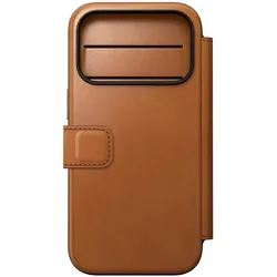 Nomad Modernes Lederetui, Sattel (Horween) – iPhone 2026 Pro (Apple iPhone 17 Pro, Apple iPhone 18 Pro), Smartphone Hülle, Braun
