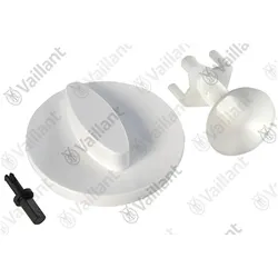 Vaillant, Kabelleitung, Knopf, mit Achse VED 12-27 H/6 u.w. Vaillant-Nr.