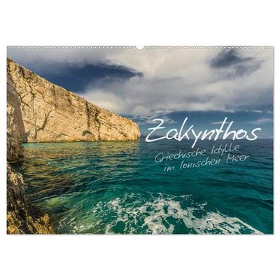 Zakynthos - Griechische Idylle im Ionischen Meer (Wandkalender 2026 DIN A2 quer), CALVENDO Monatskalender