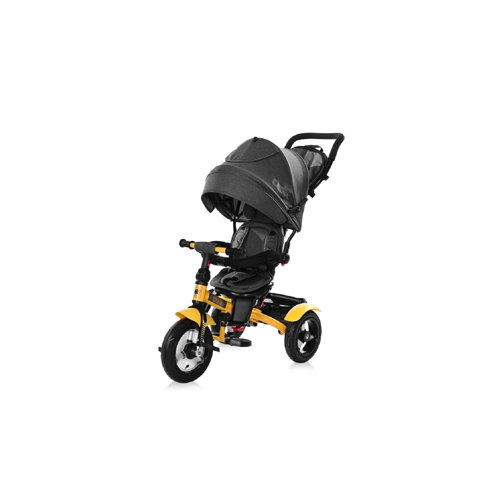 Lorelli Tricycle Neo 4 in 1 Luftreifen, Schiebestange, Sitz drehbar, verstellbar gelb