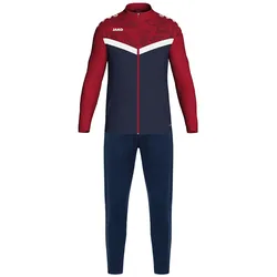 JAKO Iconic Polyesteranzug 901 - marine/chili rot L
