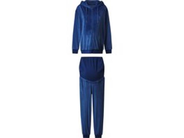 ESMARA® Ensemble de survêtement de maternité pour femme (Bleu, L(42/44))