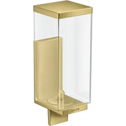 hansgrohe AXOR UNIVERSAL Rectangular Seifenspender, Füllmenge 600ml, 42610950, Farbe: Brushed Brass