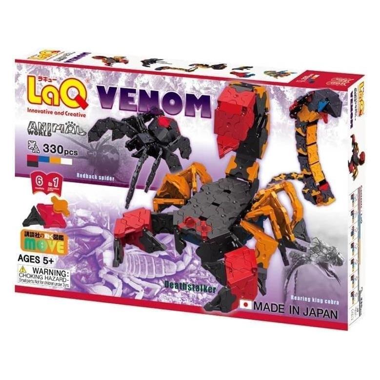 LaQ Japanischer pädagogischer Konstrukteur Animal World VENOM - die giftigsten Tiere in einem Set. 330 T (L004642)