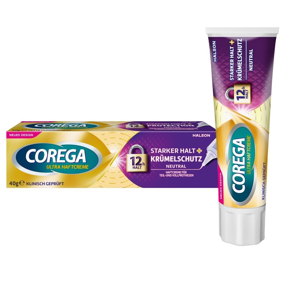 Corega ultra Haftcreme starker Halt+Krümelschutz 40 g Creme