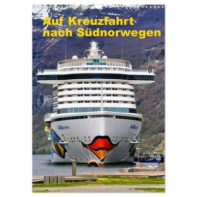 Auf Kreuzfahrt nach Südnorwegen (Wandkalender 2027 DIN A3 hoch), CALVENDO Monatskalender