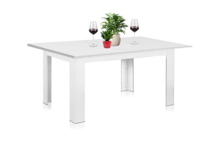 Shally Dogan Ausziehbarer Esstisch weiß von 0 x 70 cm bis 50 x 70 cm, modernes Design, ausziehbar, platzsparend, ideal für Esszimmer, Wohnzimmer, Küche, Inneneinrichtung (weiß)