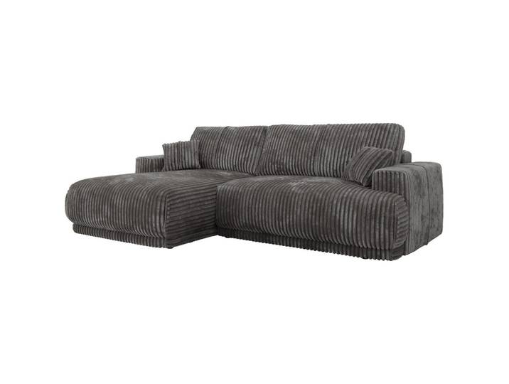 ECKSCHLAFSOFA RINA L Grau Cord - links