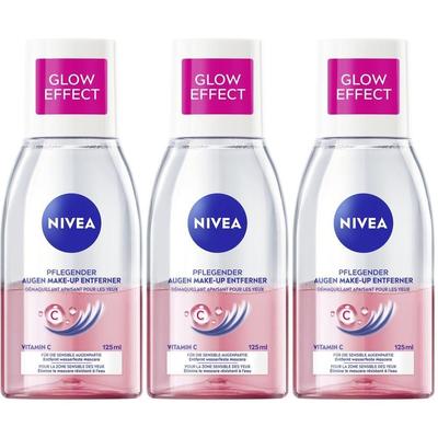 Nivea Glow Augen Make-up Entferner 125ml x3 3x125 ml