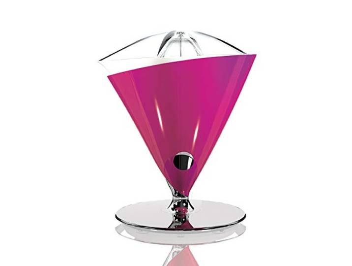 BUGATTI, Vita, elektrischer Entsafter, Geschwindigkeit 90-95 Umdrehungen pro Minute,Fassungsvermögen 0,6 Liter, Edelstahlfilter, 80 W, elegantes Design, Lila