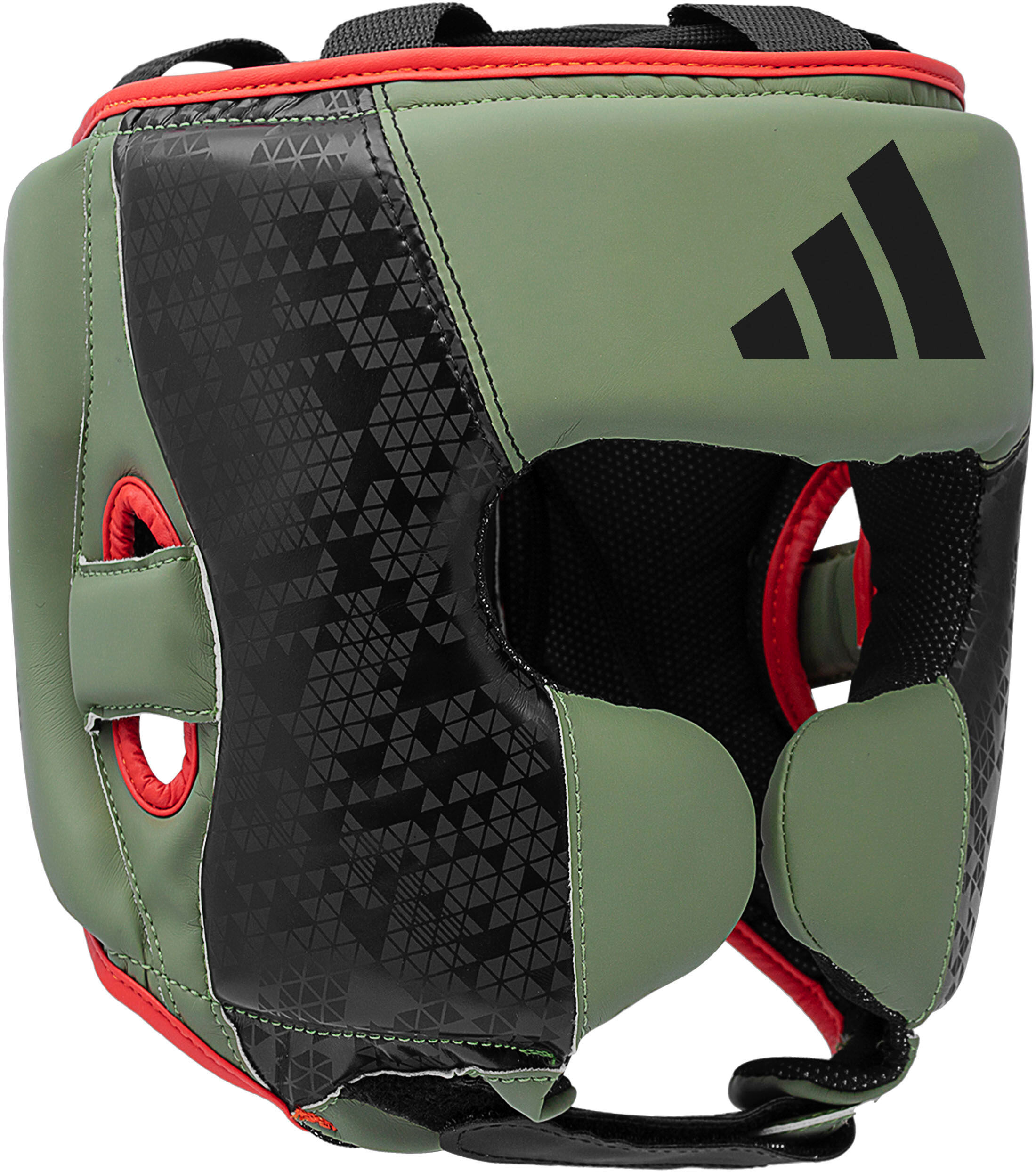 Kopfschutz ADIDAS PERFORMANCE "Combat 50 Headguard" Gr. M, grün (grün, schwarz), Protektoren, M, Kopfschutz grün, schwarz M