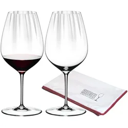 CABERNET MERLOTGLÄSER INKLUSIVE POLIERTUCH Performance transparent 834 ml 2er Set