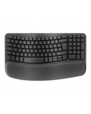 Logitech Wave Keys for Business Tastatur kabellos Bluetooth 5.1 LE QWERTY Graphite (920-012332)
