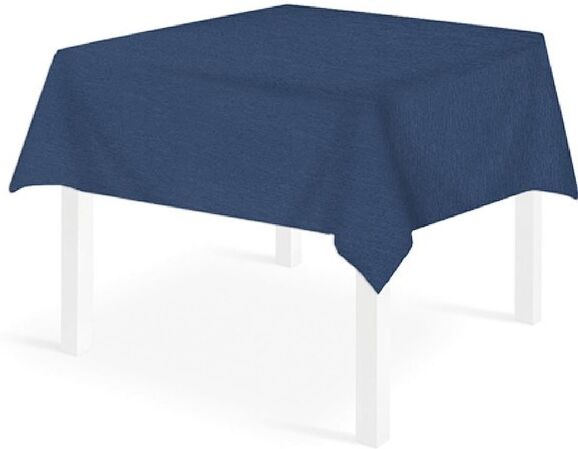 Pack Service Tovaglia Monolin Blue 150x150 cm 12 Pezzi
