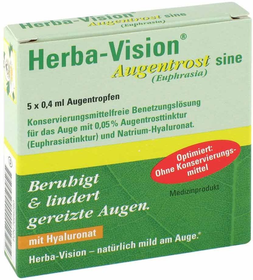 Herba-Vision Augentrost Sine Augentropfen