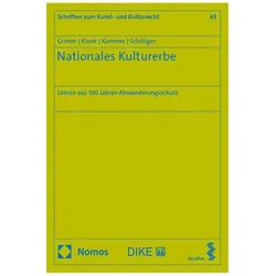 Nationales Kulturerbe, Fachbücher von Dieter Grimm