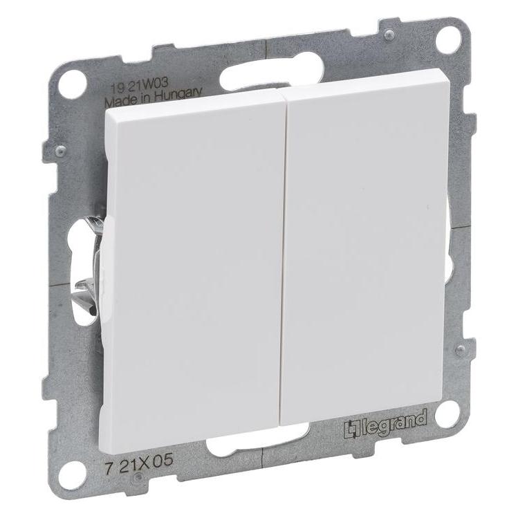 Legrand 2g One-Way Switch Auto Terminals White (36518669)