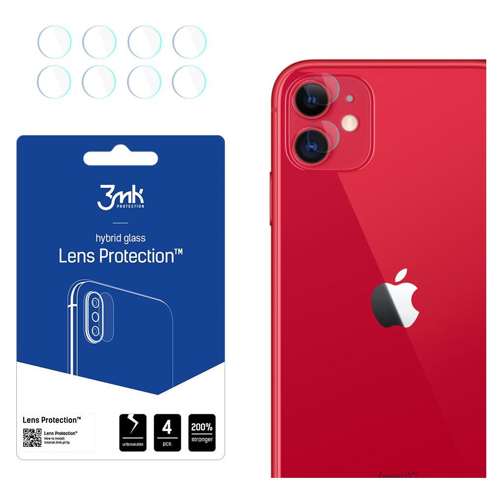 3MK hybrid glass Lens Protection for iPhone 11 (1 Stk., Apple iPhone 11) (GSM098265)
