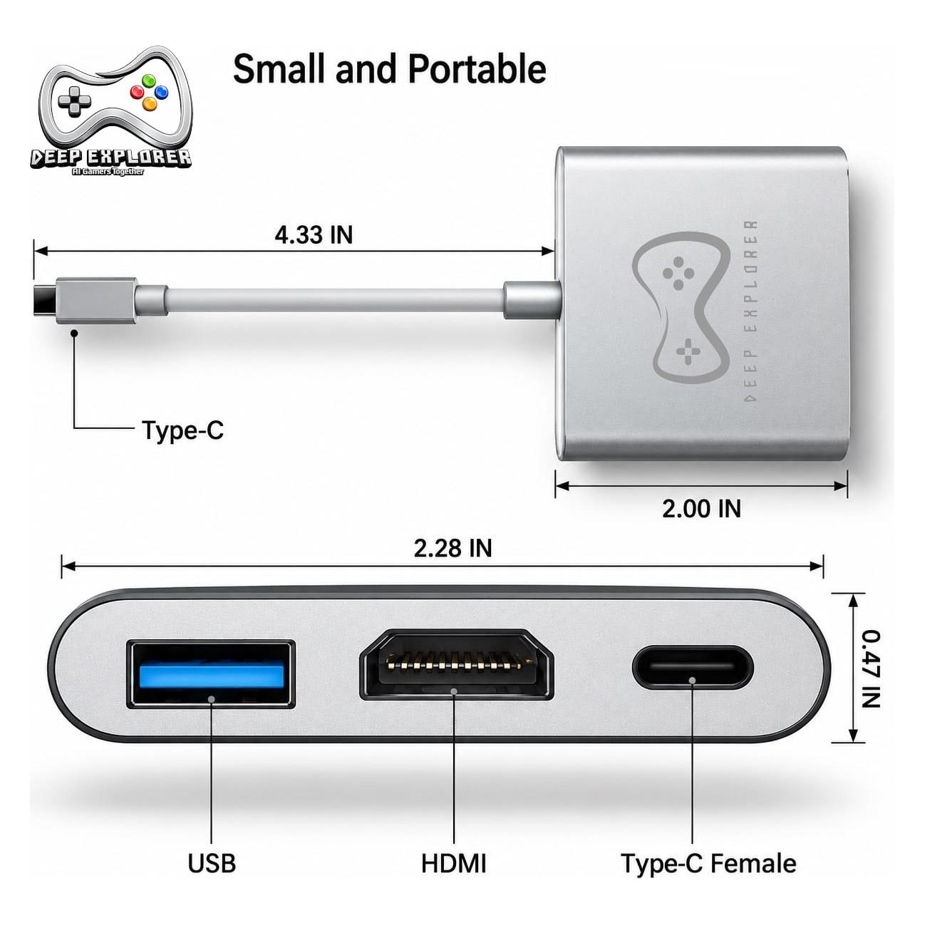 Deep Explorer - TV Dock Station Pro (Multi Compatible) (Switch, Switch 2) (3760430320532)