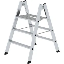 Munk Klapptritt beidseitig begehbar Alu natur - 050183
