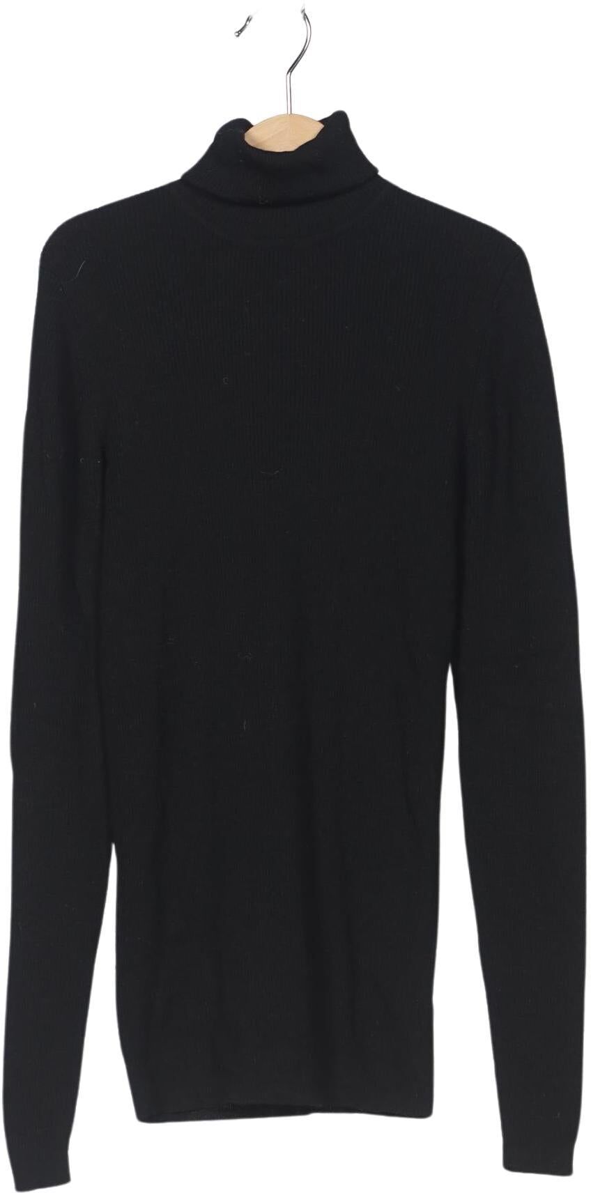 Rene Lezard Damen Pullover, Schwarz, Gr. XS, Wolle - Second Hand