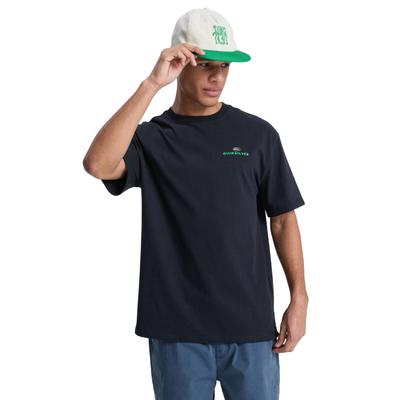 T-Shirt QUIKSILVER "Upside Down", Herren, Gr. XS, schwarz, Obermaterial: 100% Baumwolle., Shirts T-Shirt