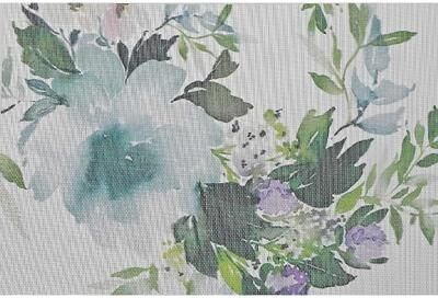 IH Casa Decor Woven Pvc Printed Placemat Watercolor Floral - Set of 12